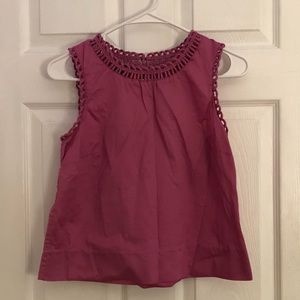 Light purple Talbots sleeveless shirt